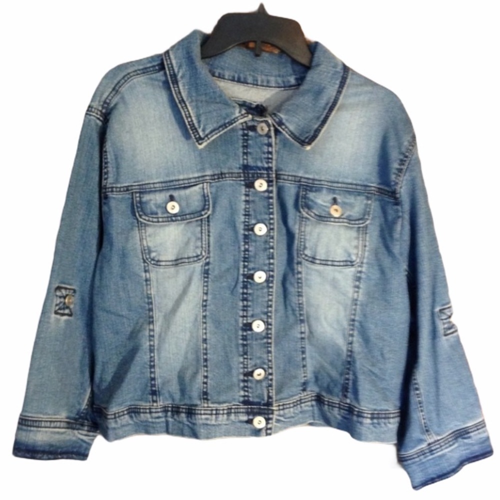 AMETHYST Denim Jacket Size 2X